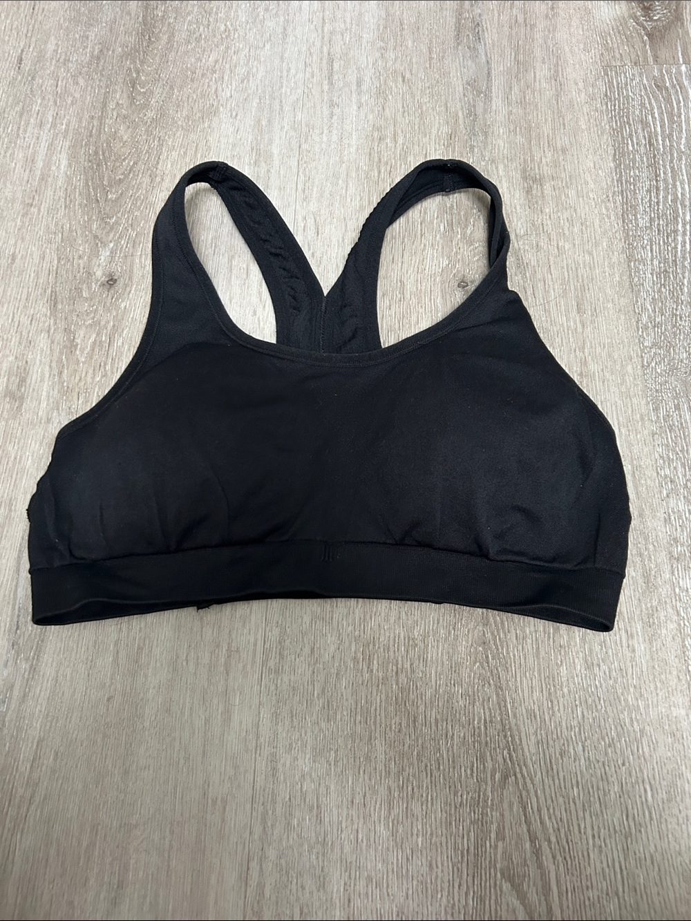 New Balance Black Racerback Sports Bra
